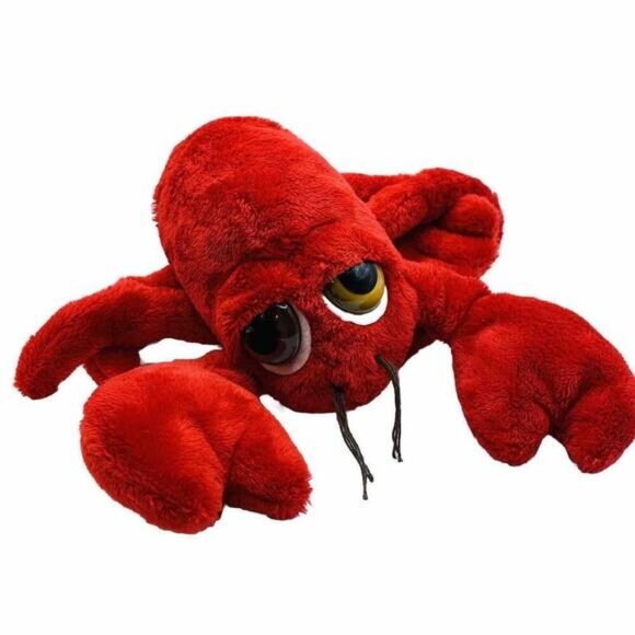 Russ Other - Russ Berrie Burnie The Red Lobster Plush & Beans 8inchLil Peepers Stuffed Toy